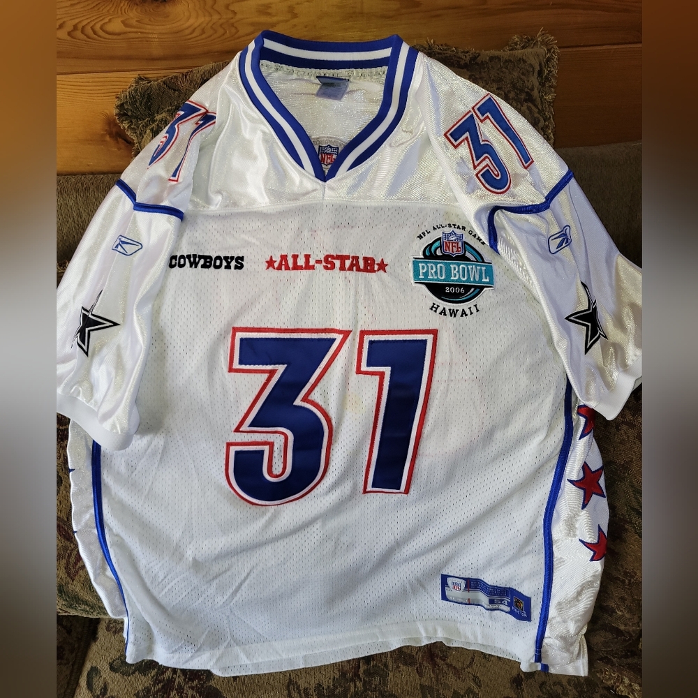 DALLAS COWBOYS REEBOK ON FIELD ROY WILLIAMS PRO BOWL JERSEY SIZE 54